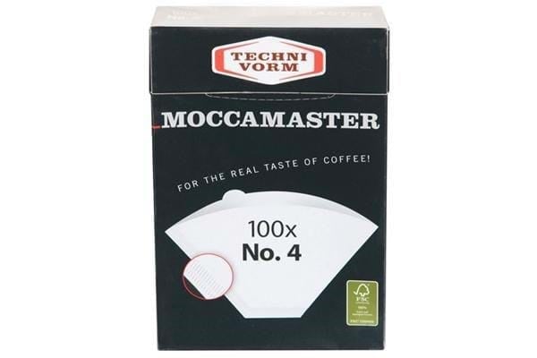 Moccamaster Coffee Filter 100 Pcs - Kaffeezubereitung Weiß 85022