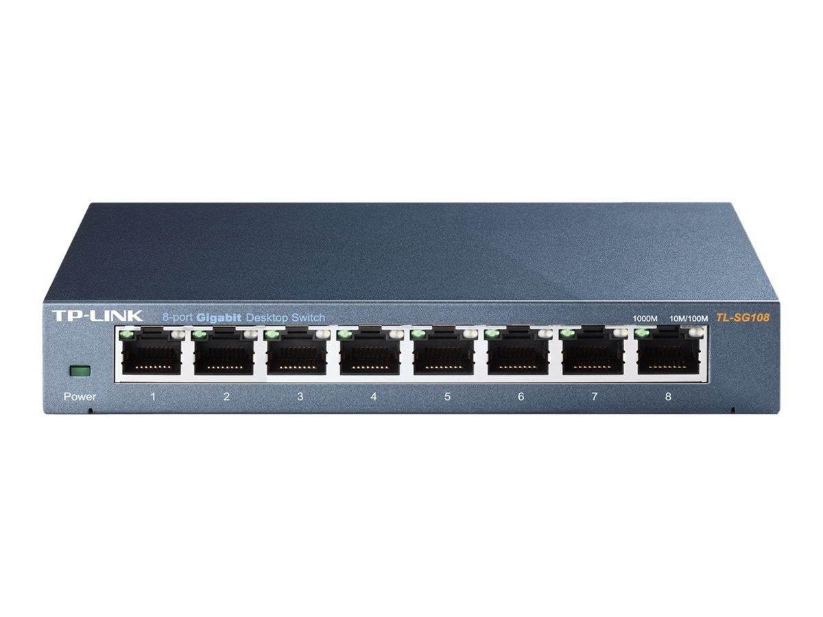 Tp-link Tl-sg108 8-port 10/100/1000mbps Desktop Switch - Switches