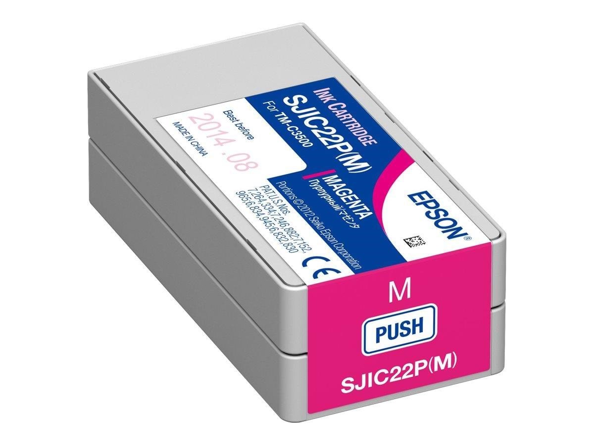 Epson Sjic22p(M) Magenta Ink - Tintenpatrone Magenta - Druckerzubehoer Tinte Toner