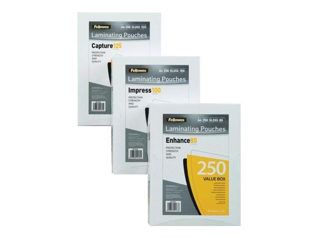 Fellowes Laminating Pouches Enhance 80 Micron - Laminierung 5452101