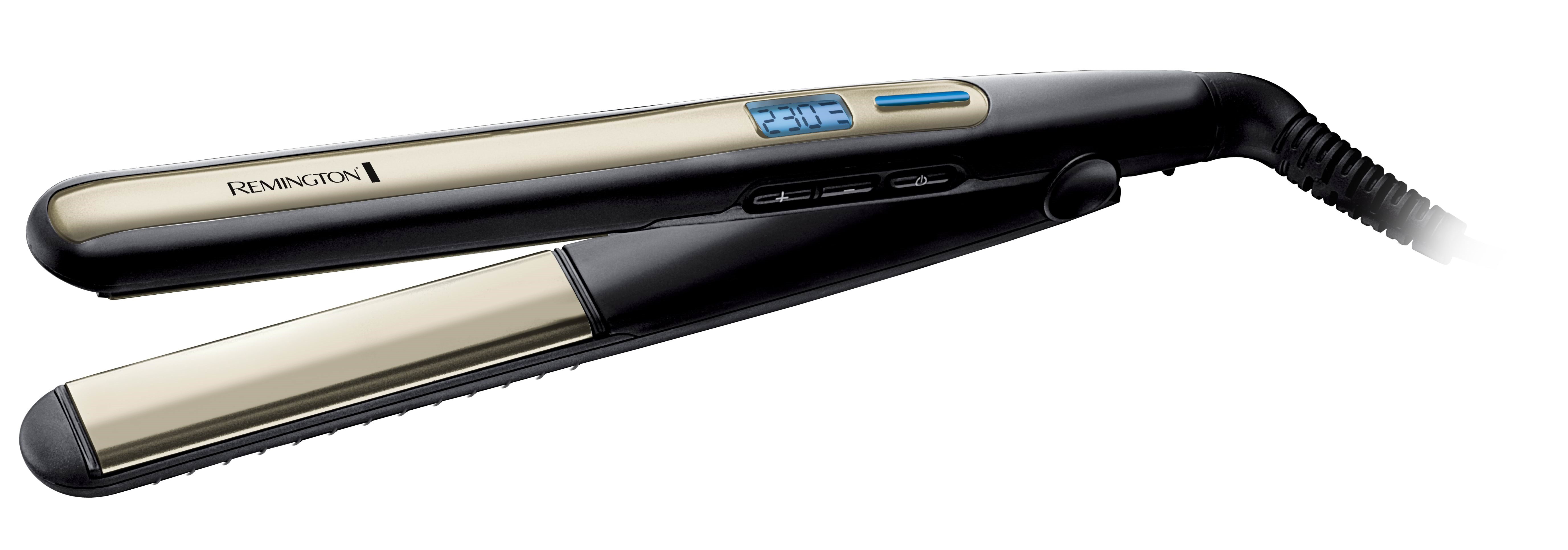 Glaetteisen - Remington Glätteisen Sleek & Curl Straightener S6500 - Glaetteisen Black