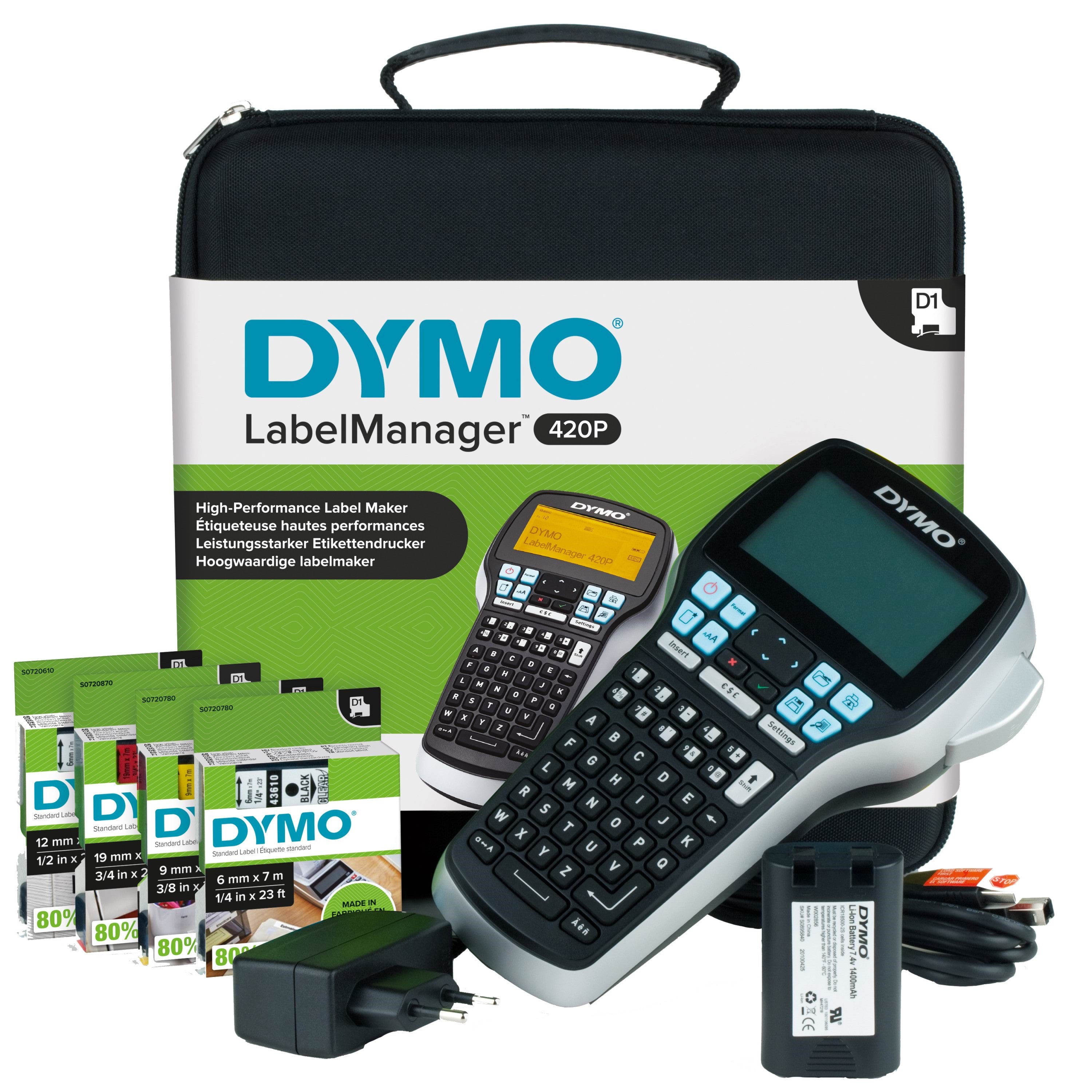 Dymo Labelmanager 420p Beschriftungsgerät im Koffer - Label Drucker S0915480