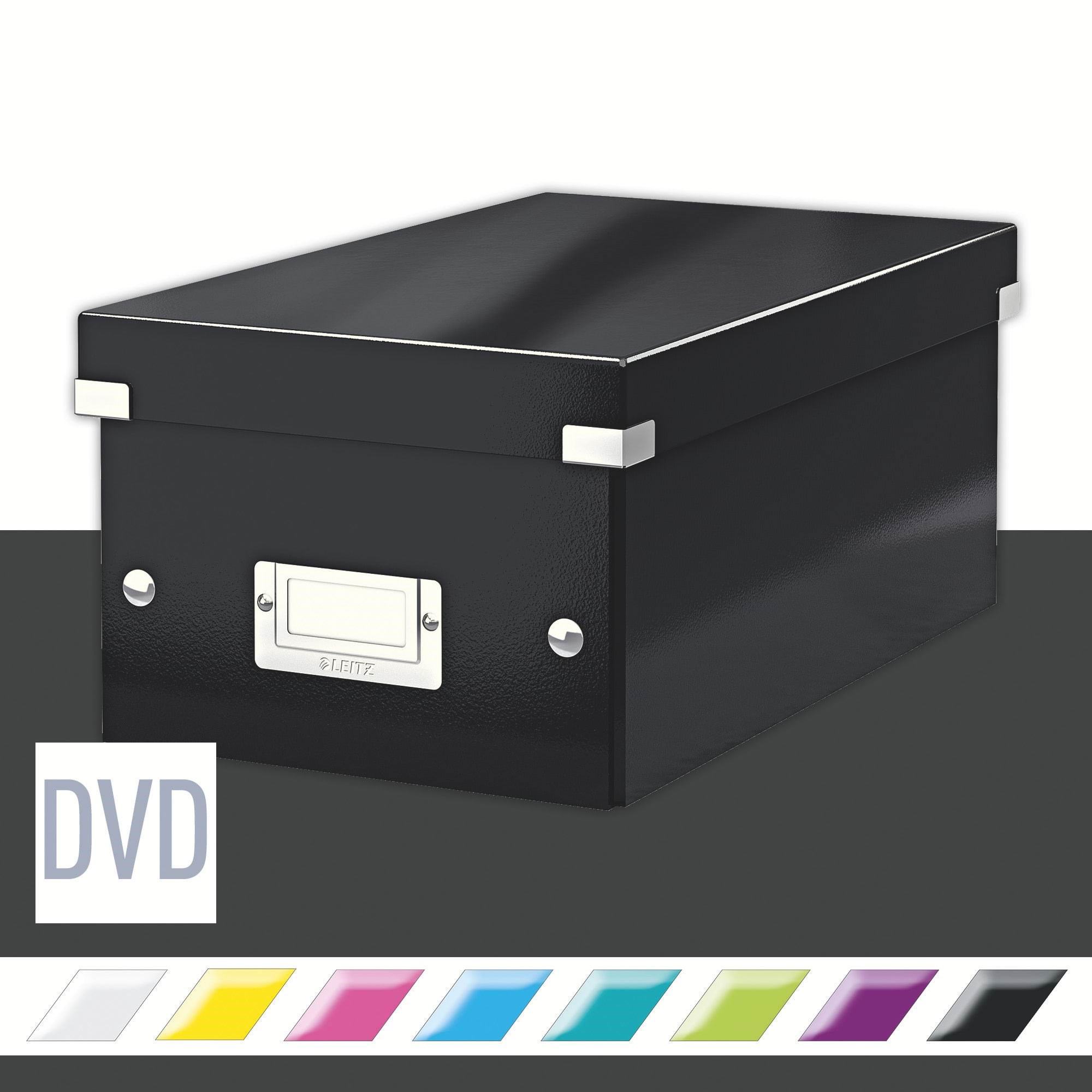 Leitz Click & Store Wow Dvd Aufbewahrungsbox Schwarz - Archivierung Und Aufbewahrung 6042-00-95