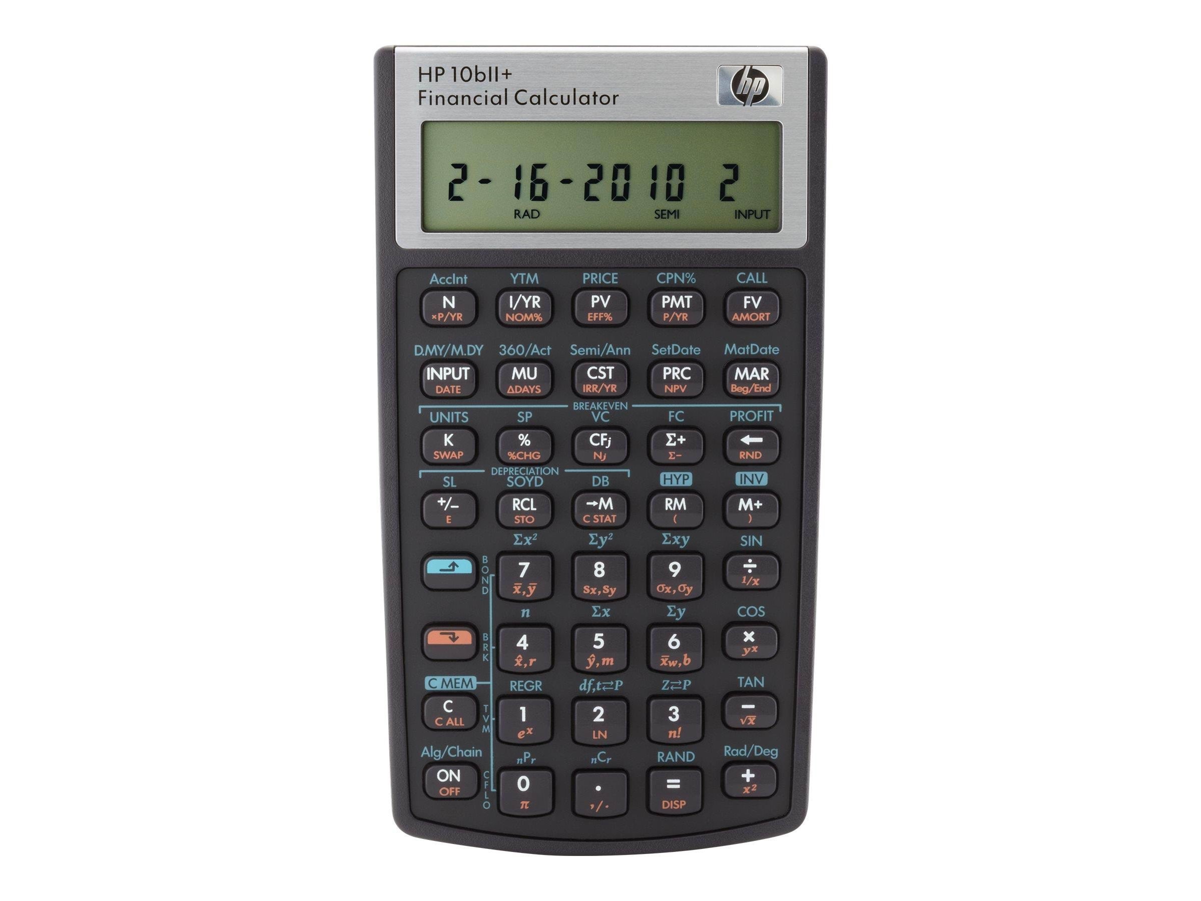 HP 10bii+ - 12-digit Lcd - Financial Functions - Taschenrechner Nw239aa#Uuz