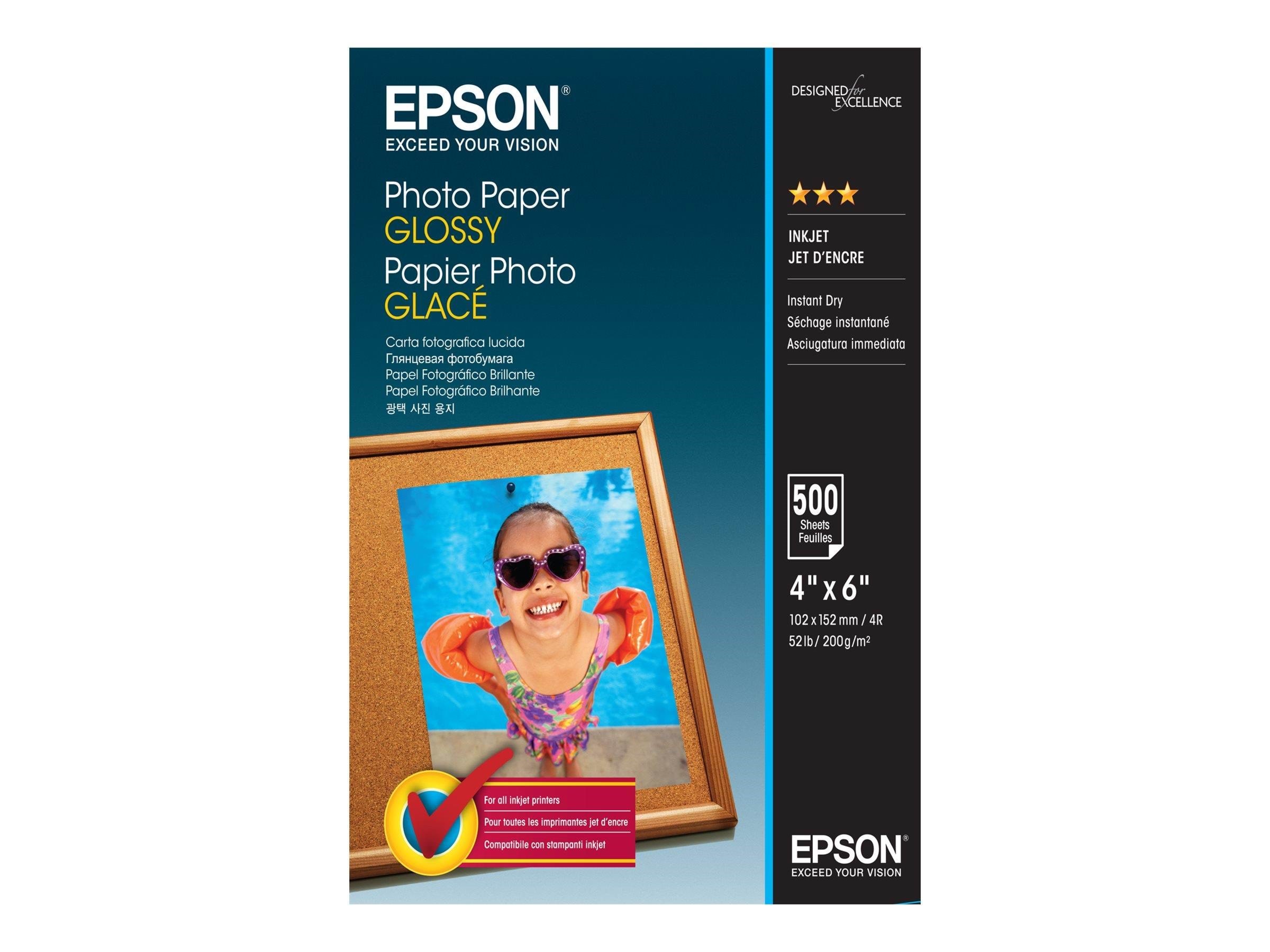 Epson Photo Paper Glossy - 10x15cm - 500 Sheets - Papier Fotopapier Und Etiketten