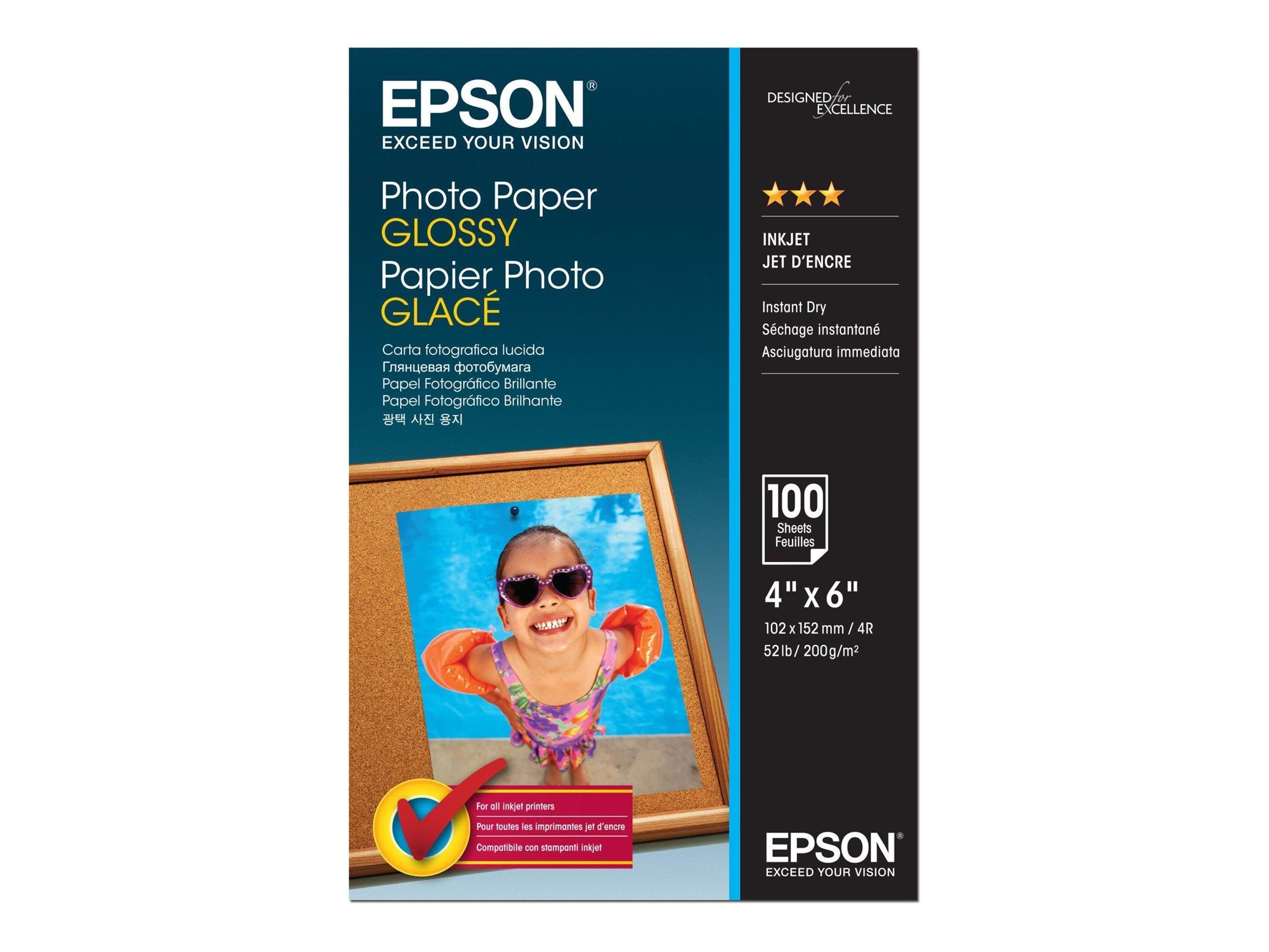 Epson Photo Paper Glossy 100x150mm - Papier Fotopapier Und Etiketten