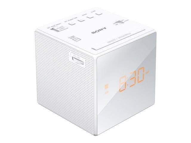 Sony Icf-c1 - Am/fm - Mono - Weiß - Dab Netzwerk Und Radiowecker Icfc1w.Ced