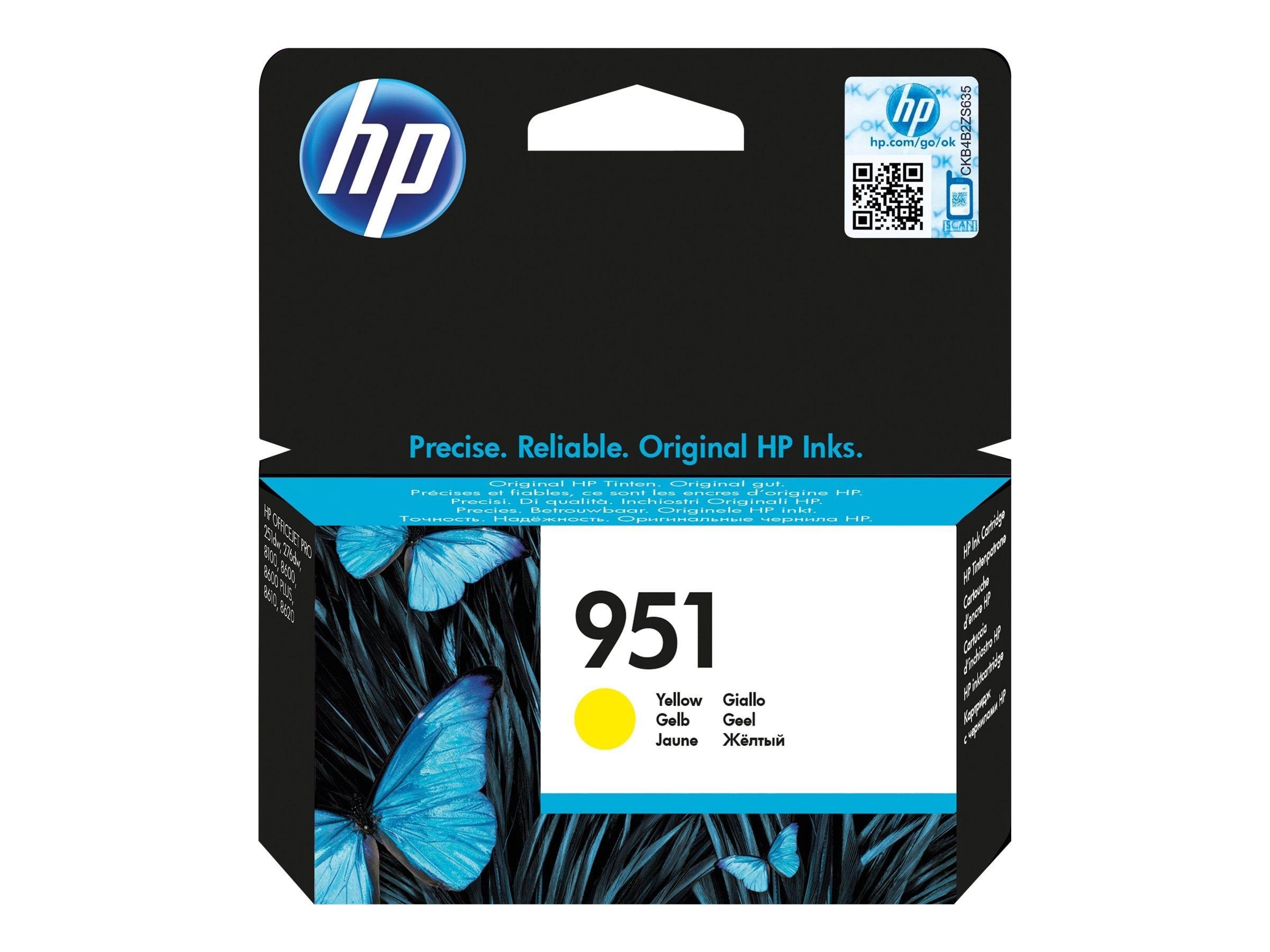 HP 951 / Cn052ae Yellow Ink - Druckerzubehoer Tinte Toner Gelb