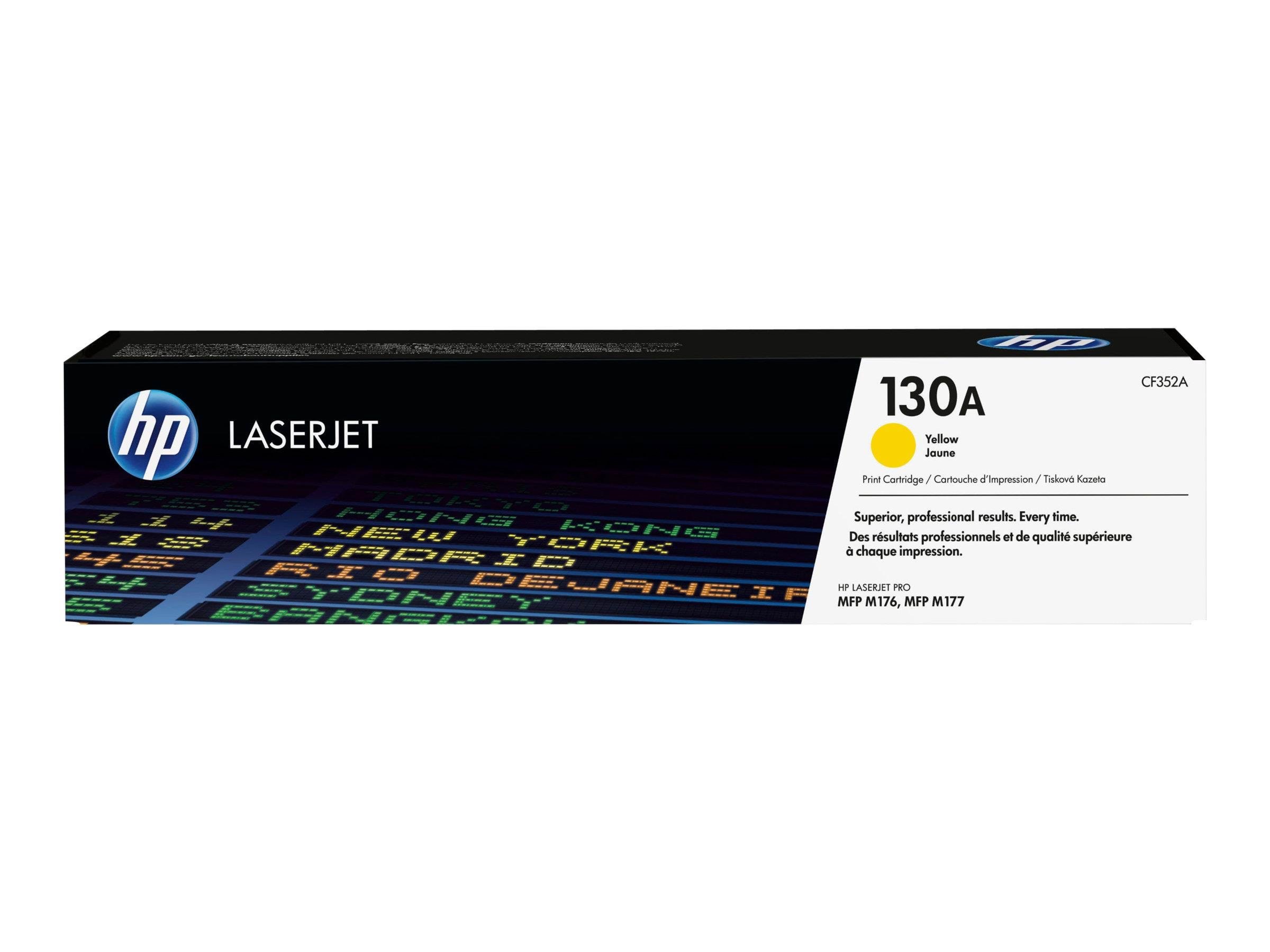 HP 130a / Cf352a Yellow Toner - Druckerzubehoer Tinte Toner