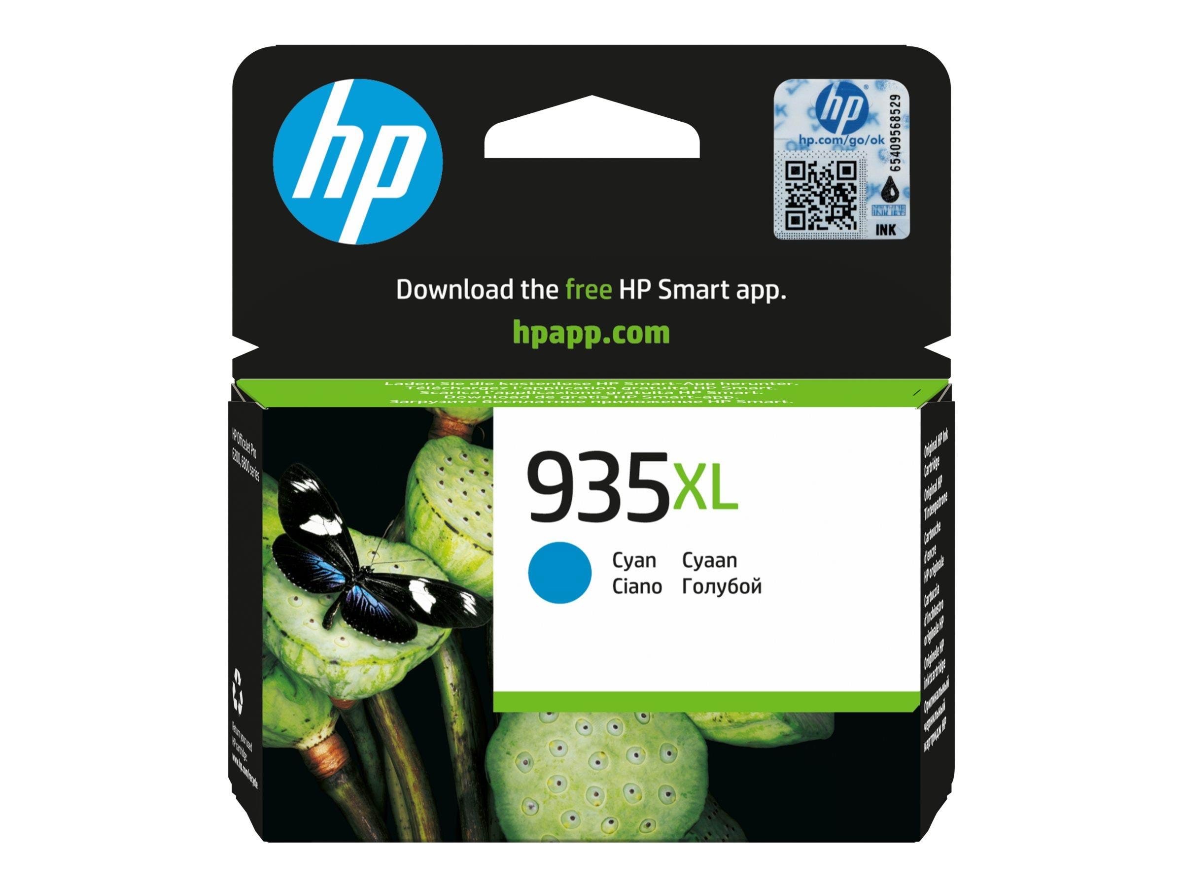 HP 935xl / C2p24ae High Capacity Cyan Ink - Druckerzubehoer Tinte Toner