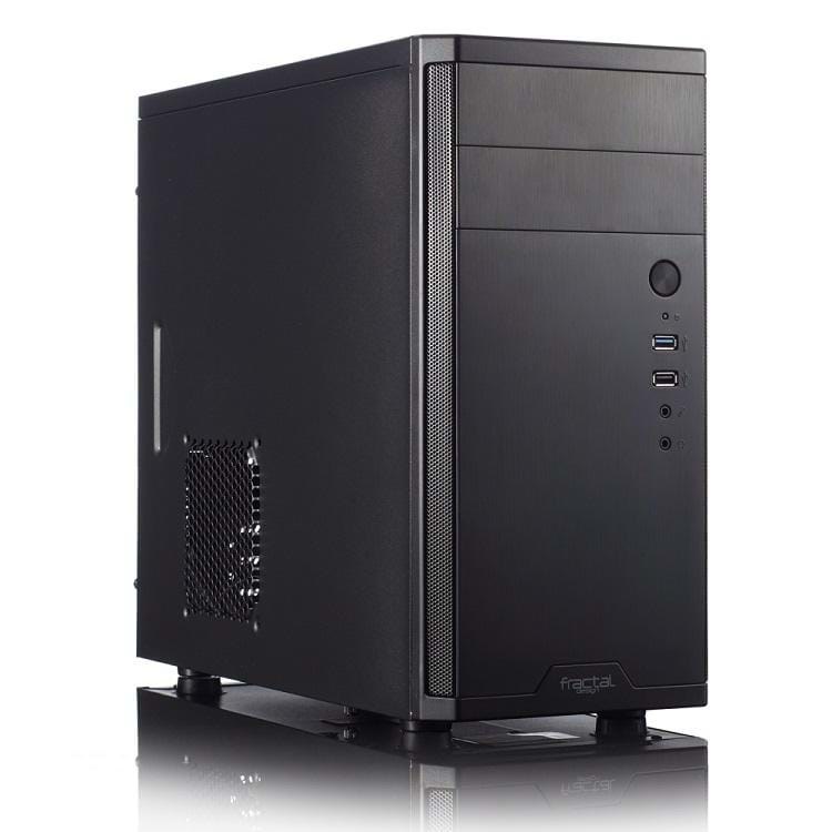Fractal Design Core 1100 - Gehäuse - Minitower - Schwarz - Gehaeuse
