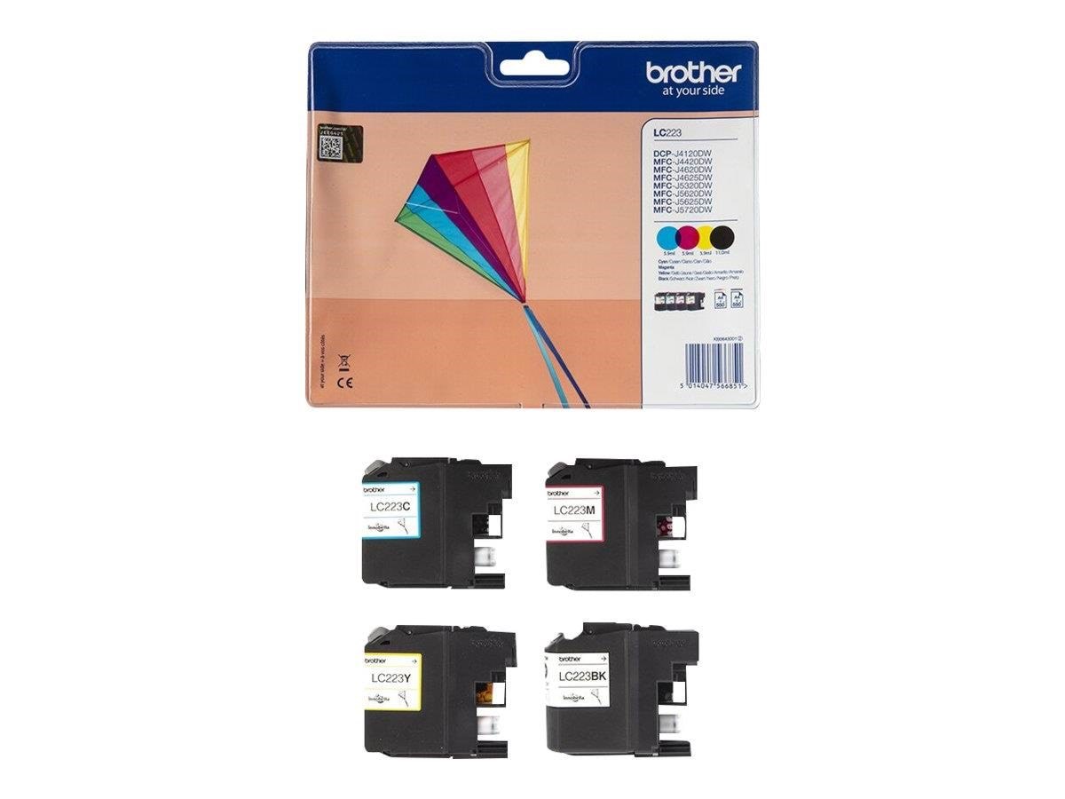 Brother Lc223valbp / LC 223valbp 4-pack - Druckerzubehoer Tinte Toner