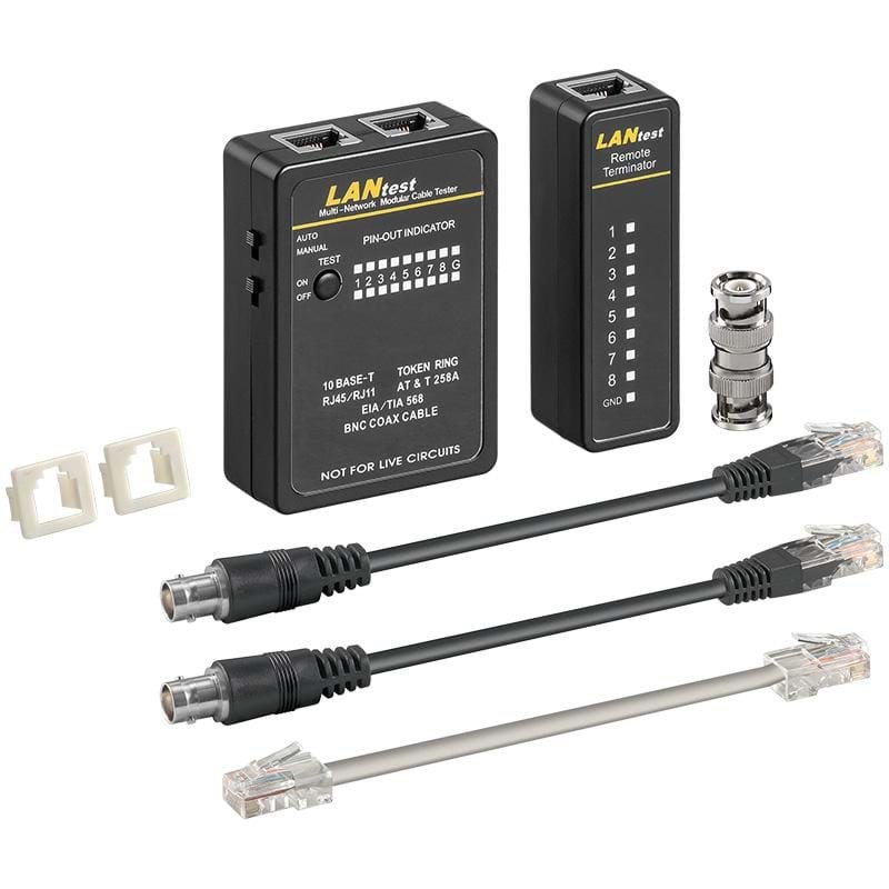 Pro Netzwerk Kabel Tester Set - Netzwerkzubehoer 4040849930102