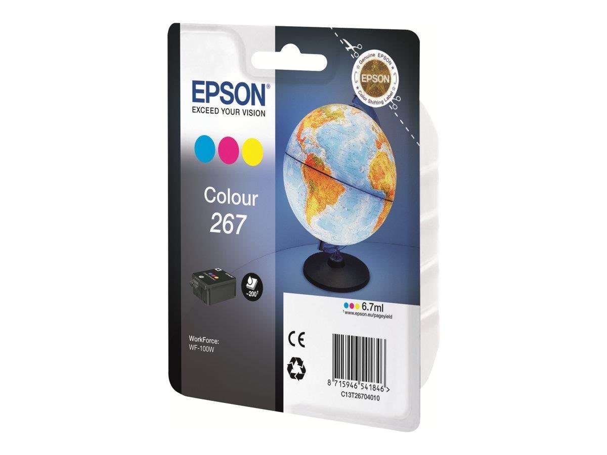 Epson 267 / C13t2670 - (Yellow Magenta Cyan) Ink - Druckerzubehoer Tinte Toner Farbe ( Cyan, Magenta, Gelb) C13t26704010