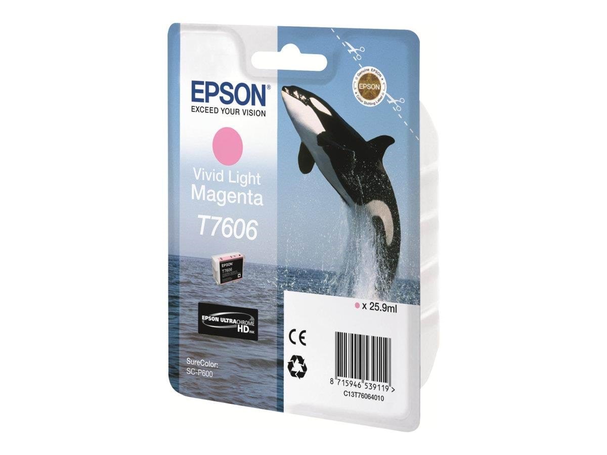 Epson T7606 - Vivid Light Magenta - Ink - Druckerzubehoer Tinte Toner