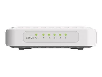 Netgear Gs605-400pes 5 Port Gigabit Ethernet Unmanaged Switch - Switches