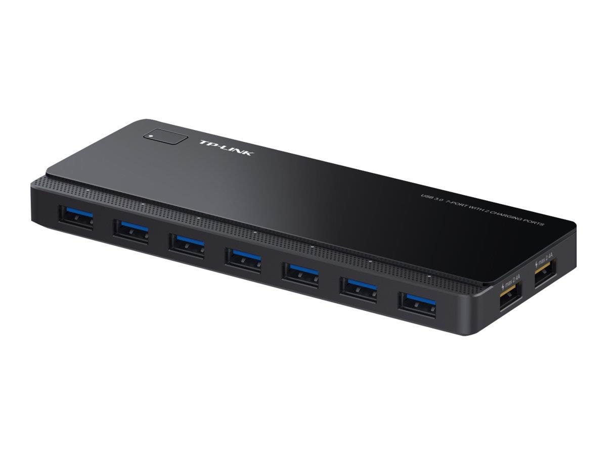 Tp-link Uh720 Usb 3.0 7-port Hub With 2 Charging Ports Usb-hubs - Usb 3.0 - 7 - Schwarz - Usb Hubs