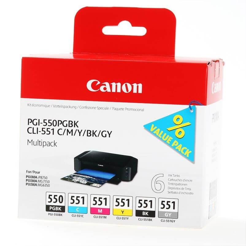 Canon Pgi-550/cli-551 / 6496b005 Multi P - Druckerzubehoer Tinte Toner
