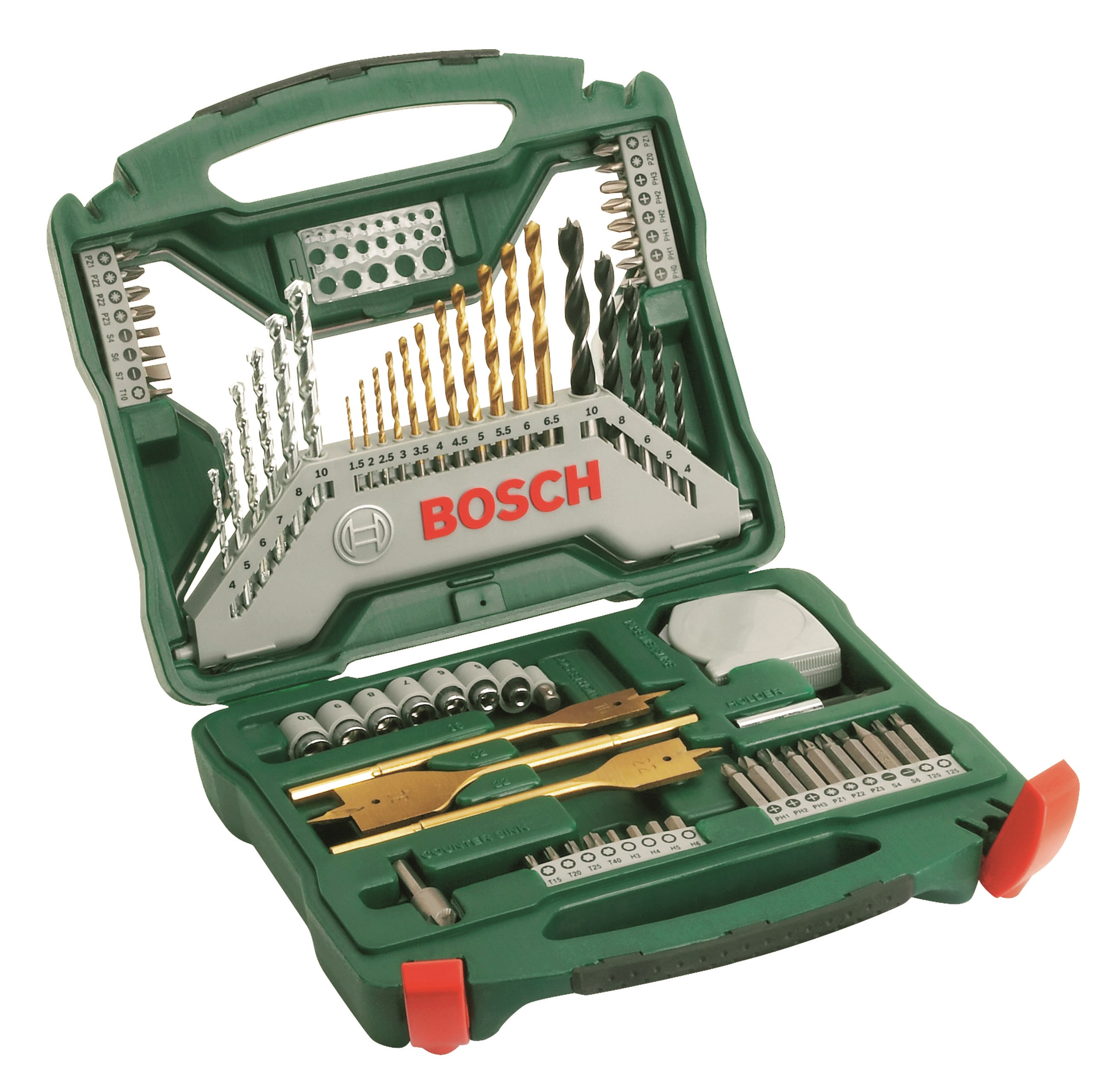 Bosch X-line Titanium Drill & Bit 70 Stk. - Bohrer Bits