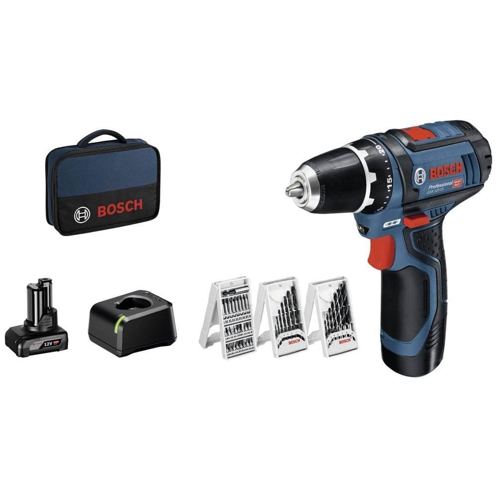 Bosch Professional Akku Schraubendreher Gsr 10.8-2-li Set - Schraubbohrmaschinen 0615990g6l