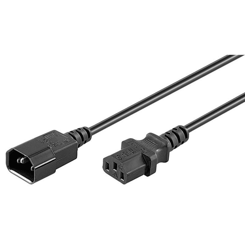 Pro Power Cable C14 - C13 - Schwarz - 3m - Stromkabel Extern 4040849952876