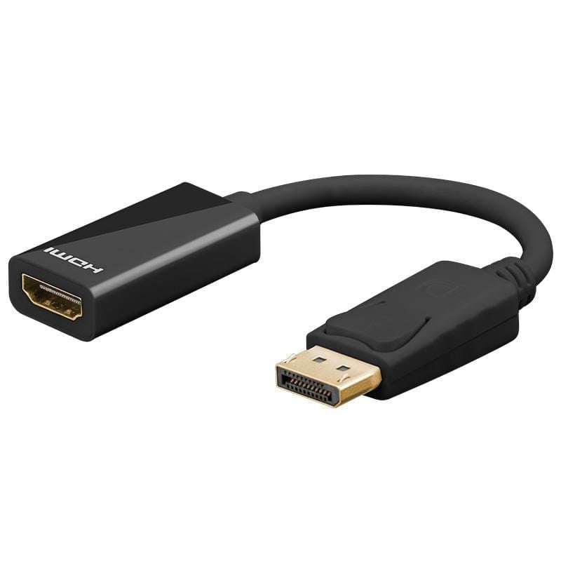 Pro Displayport - Hdmi Adapter W/audio - Display Kabel Schwarz 4040849678813