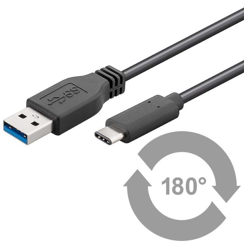 Pro Usb-a Usb-c - 2m - Usb 3.0 - Schwarz - Usb Kabel
