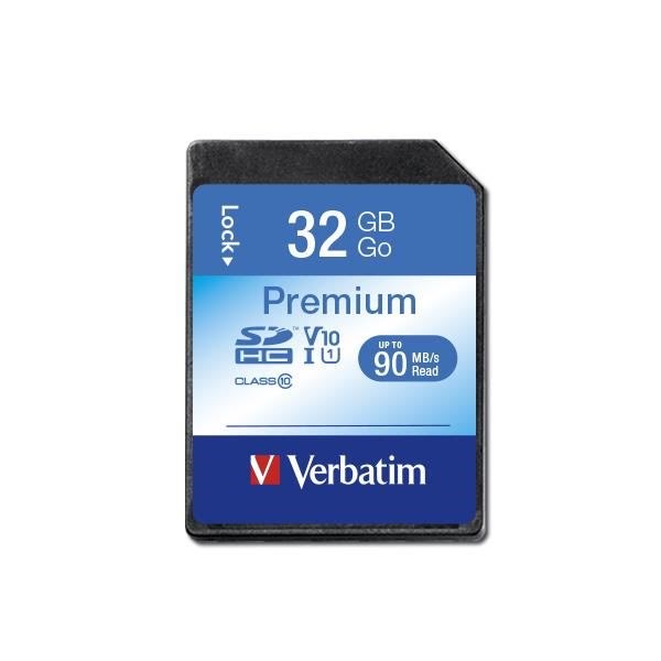 Verbatim Premium U1 SD - 90mb/s - 32gb - Speicherkarten