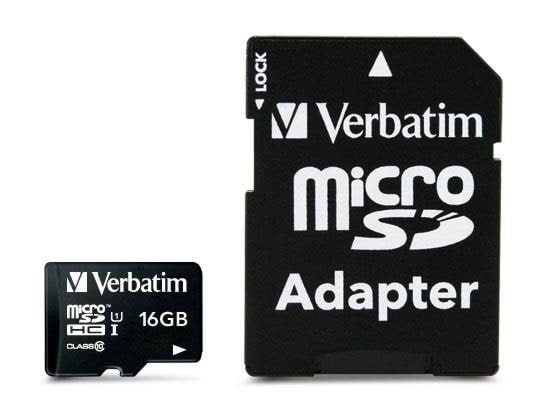 Verbatim Premium Microsd/sd - 80mb/s - 16gb - Speicherkarten
