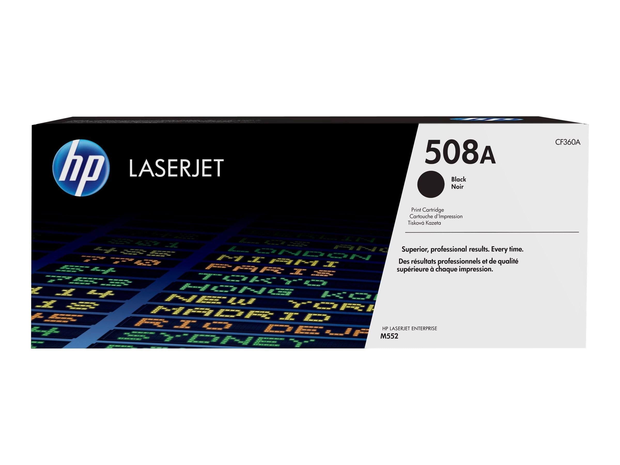 HP 508a / Cf360a - Black Toner - Druckerzubehoer Tinte Toner Schwarz