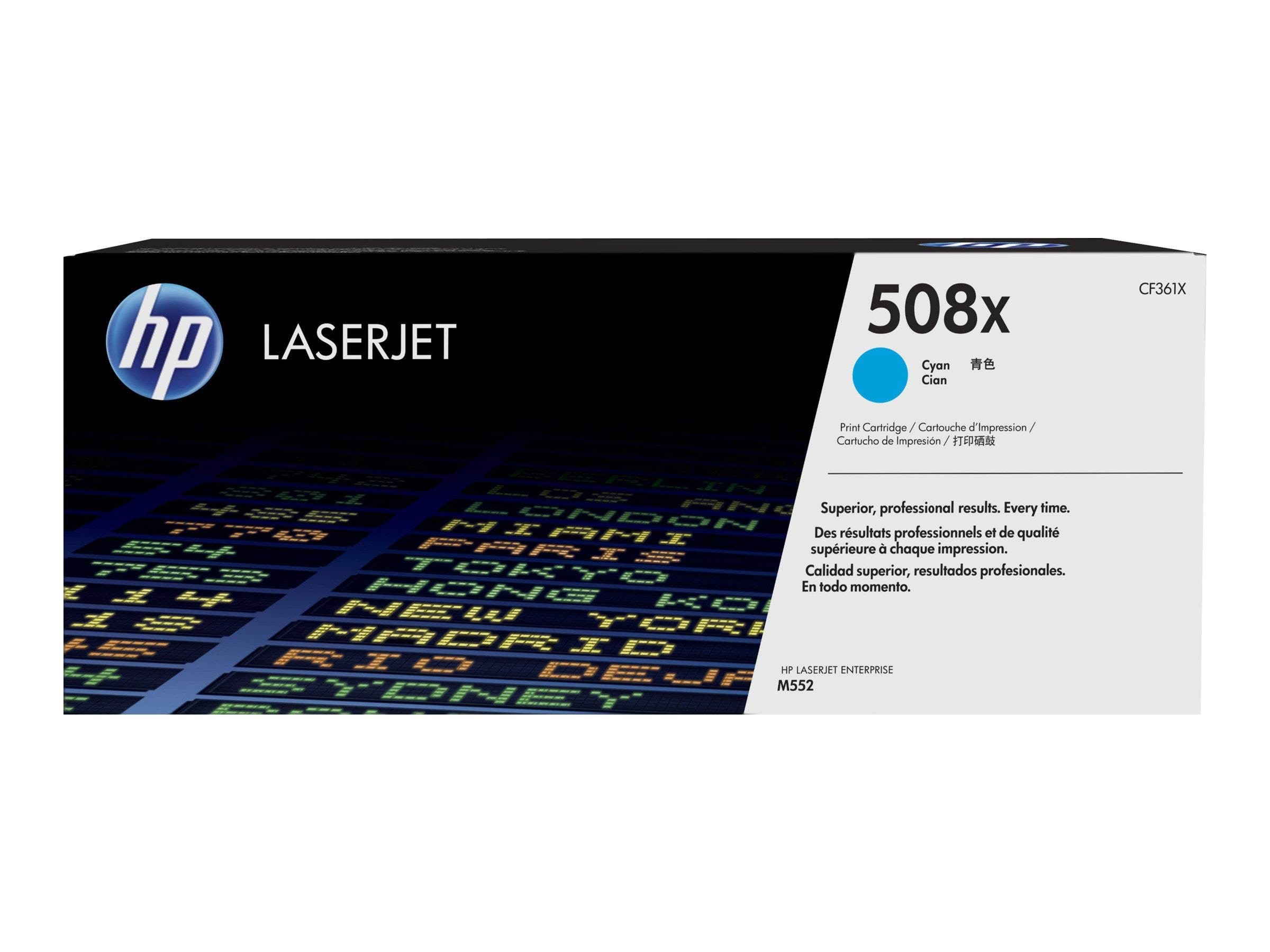 HP 508x / Cf361x High Capacity Cyan Toner - Druckerzubehoer Tinte Toner