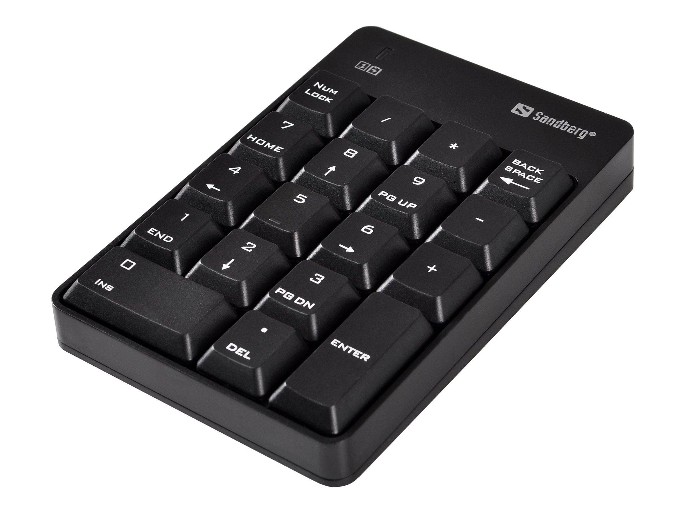 Sandberg Wireless Numeric Keyboard 2 - Numpad - Schwarz - Tastaturen 630-05