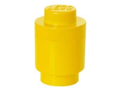Lego Storage Brick 1 Round - Yellow - Kinderzimmer 40301732