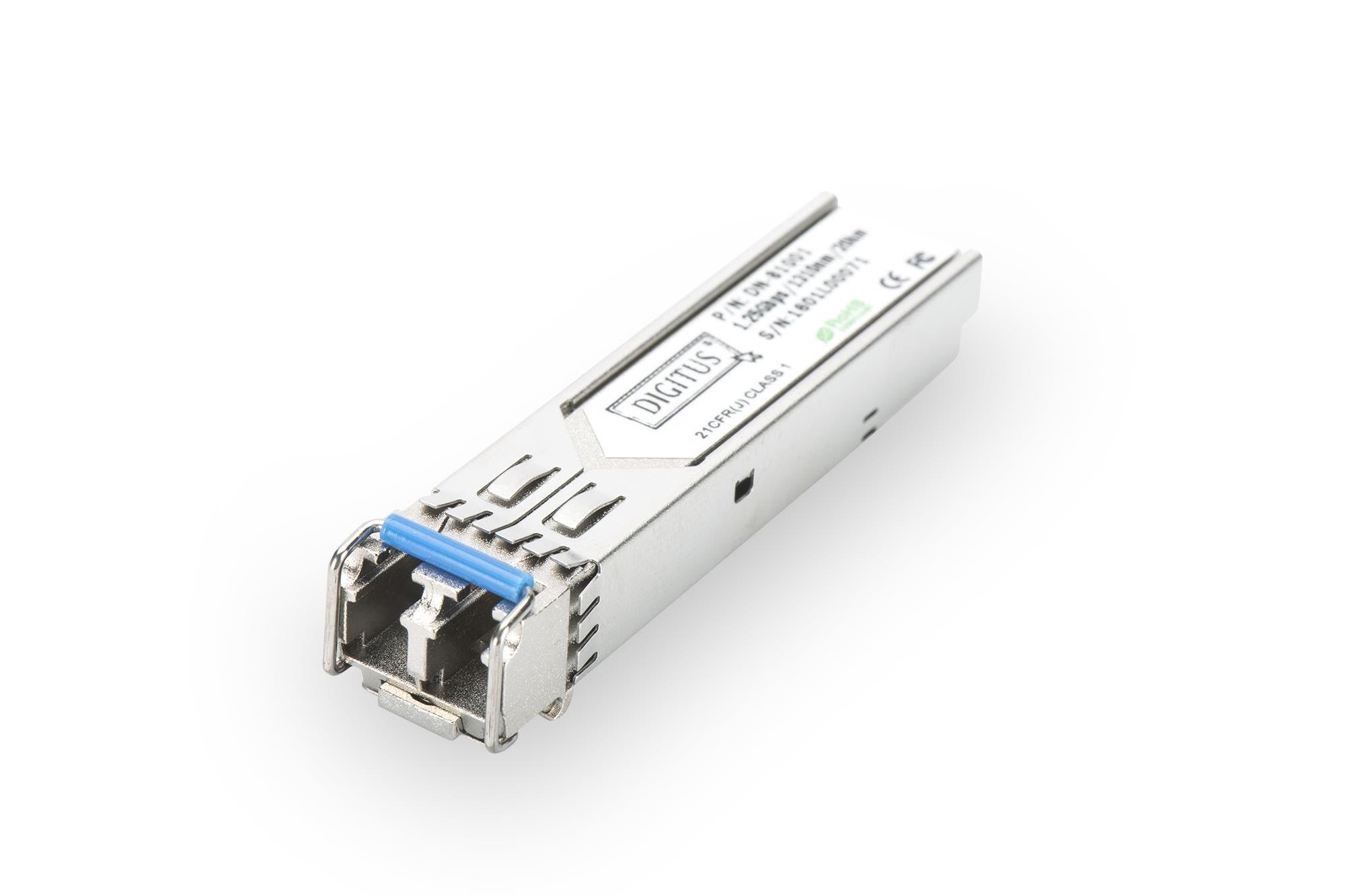 Digitus 1.25 Gbps Sfp Module Singlemode LC Duplex Connector - Repeater Transceiver