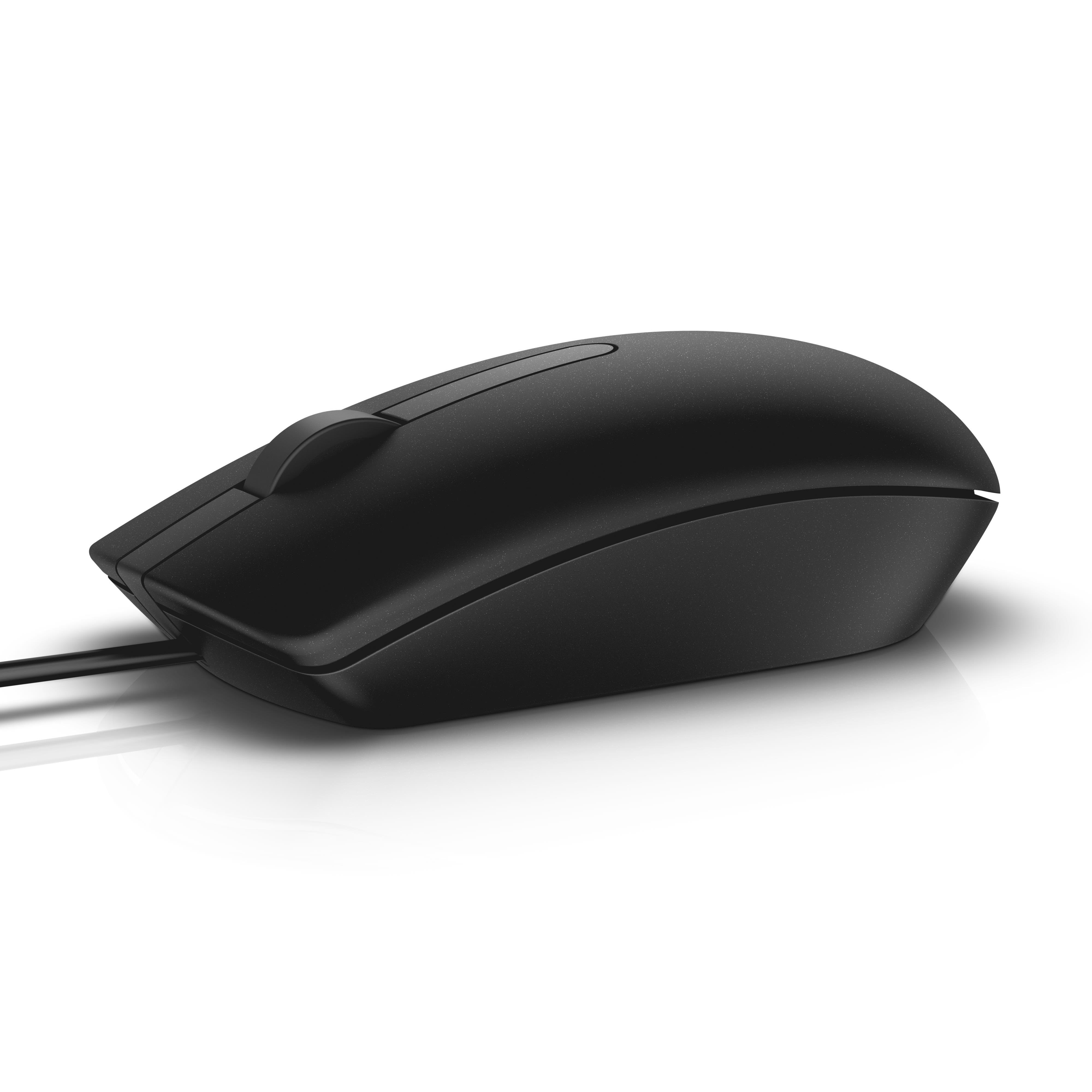Dell Wired Mouse - Ms116 - Black - Maus (Schwarz)
