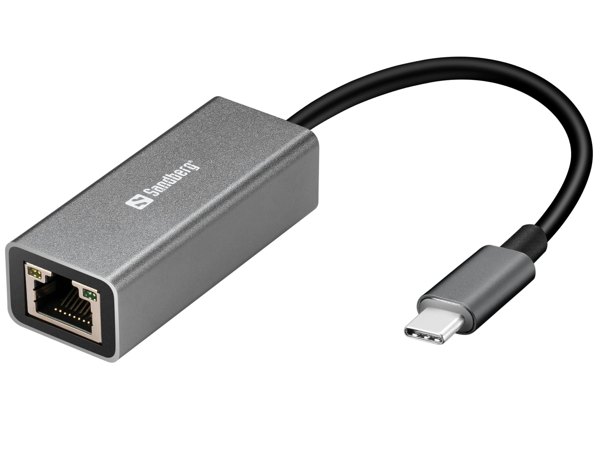 Sandberg Usb-c Gigabit Network Adapter - Netzwerkadapter Netzkarte Druckserver Usw
