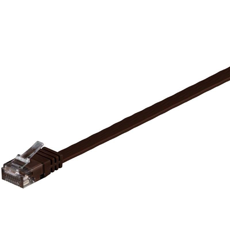 Pro Lan Cat 6 Utp Flat - Brown - 20m - Netzwerk Kabel 4040849958953