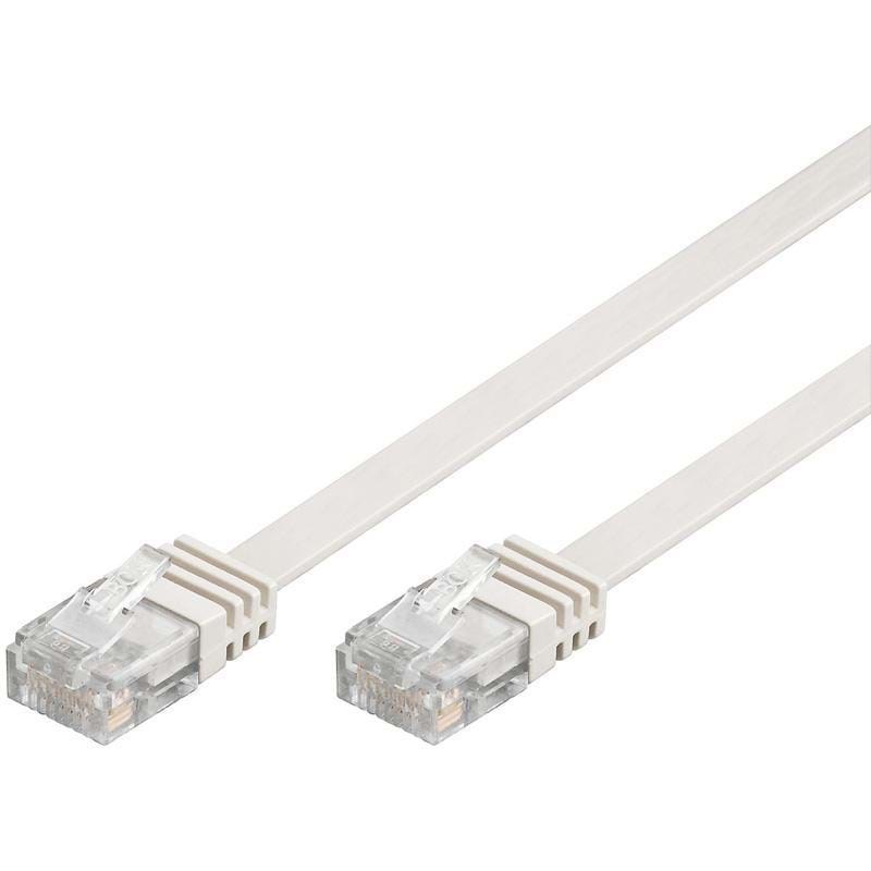 Pro Lan Cat 6 Utp Flat - Weiß - 15m - Netzwerk Kabel