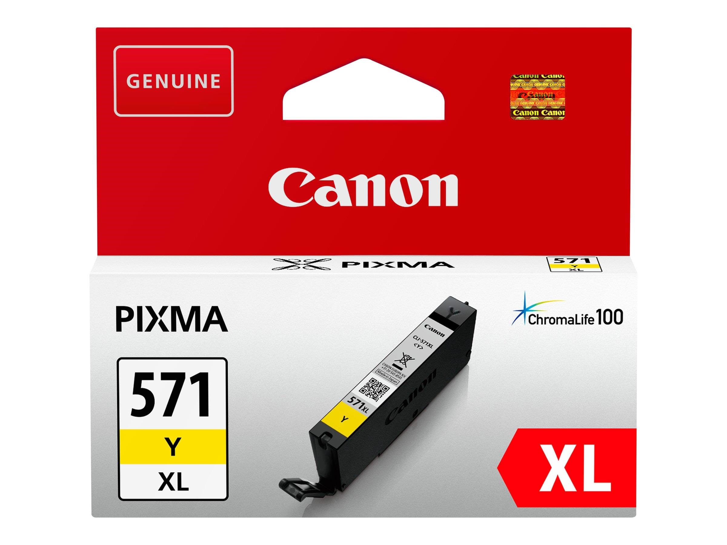 Canon Cli-571xl / 0334c001 High Yellow - Druckerzubehoer Tinte Toner Gelb
