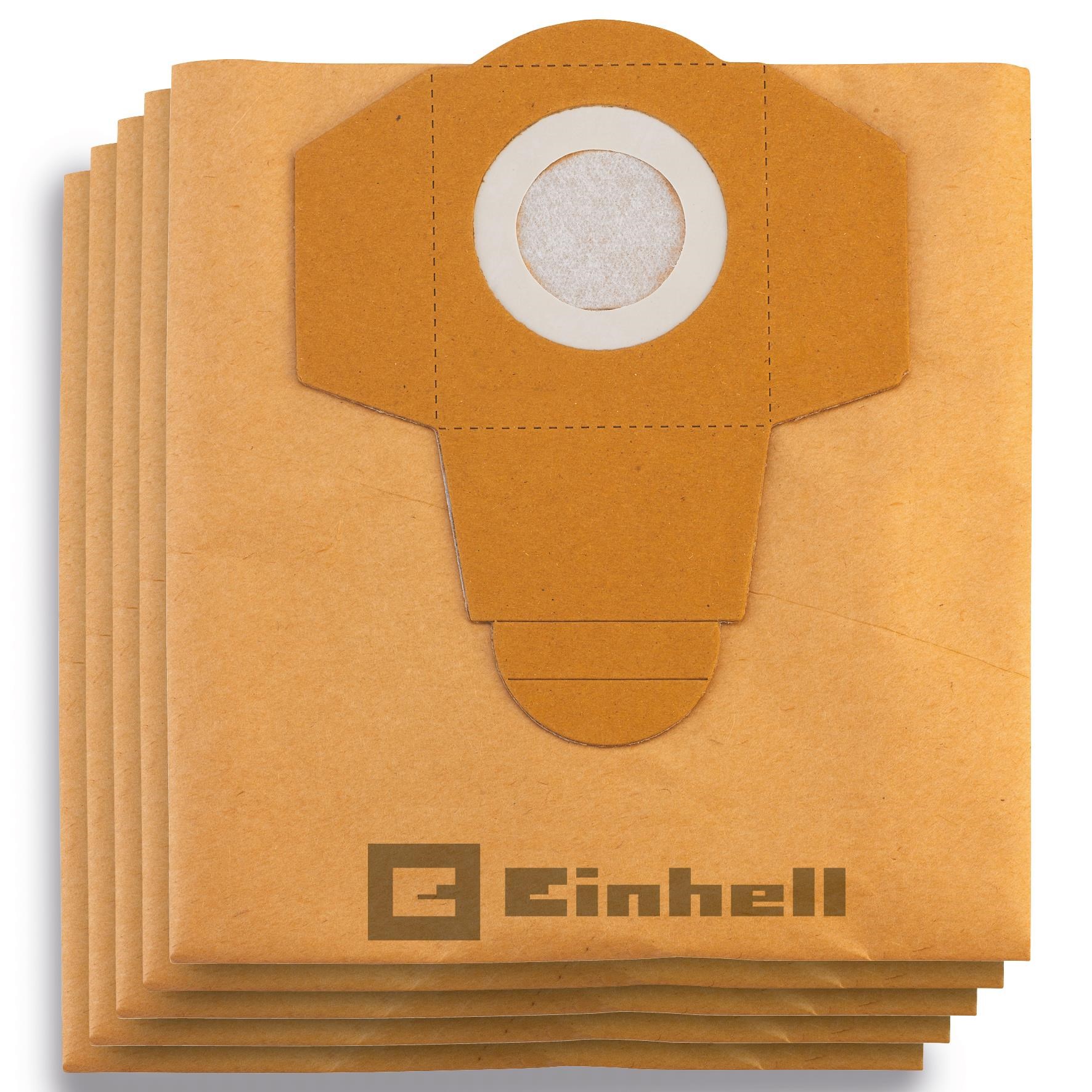 Einhell Wet/dry Vacuum Cleaner Access. Dirt Bag Filter 20l (5 Pcs.) - Staubsaugerbeutel