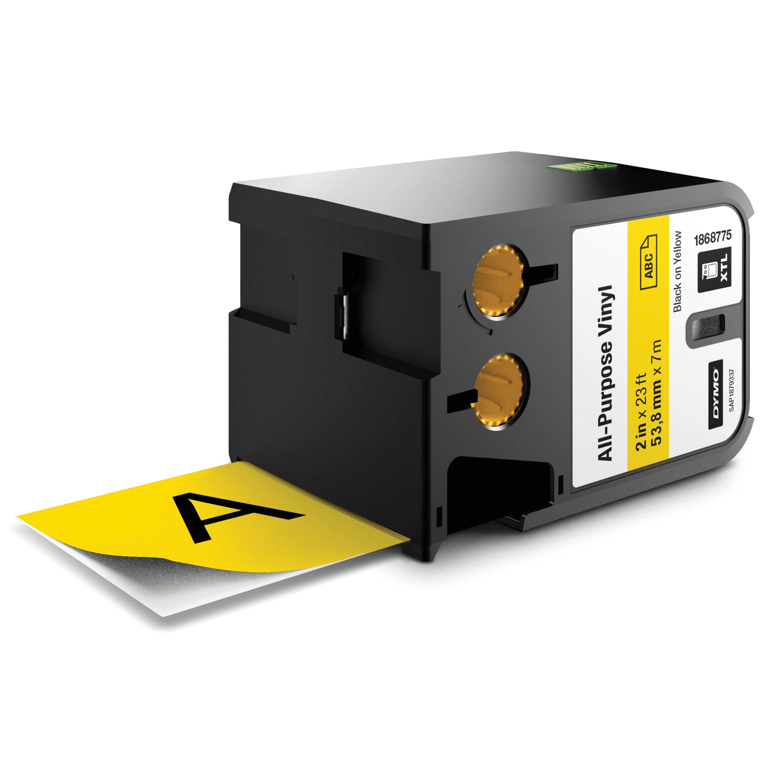 Dymo Xtl Allzweck-vinyletikett | 54 mm x 7 m | Schwarz Auf Gelb - Papier Fotopapier Und Etiketten