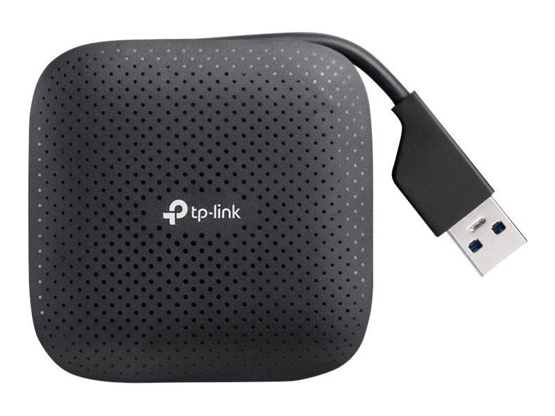 Tp-link Uh400 Usb 3.0 4-port Portable Hub Usb-hubs - Usb 3.0 - 4 - Schwarz - Usb Hubs