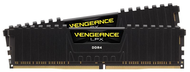 Corsair Vengeance Lpx Ddr4-2400 - 16gb - Cl16 - Dual Channel (2 Pcs) - Intel Xmp - Schwarz - Ram Cmk16gx4m2a2400c16