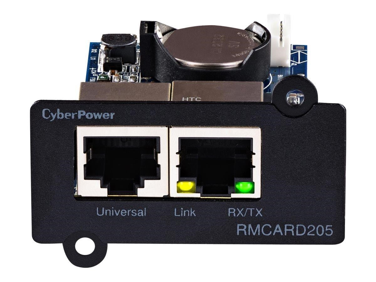 Cyberpower Rmcard205 - Remote Management Card - Netzwerkadapter Netzkarte Druckserver Usw