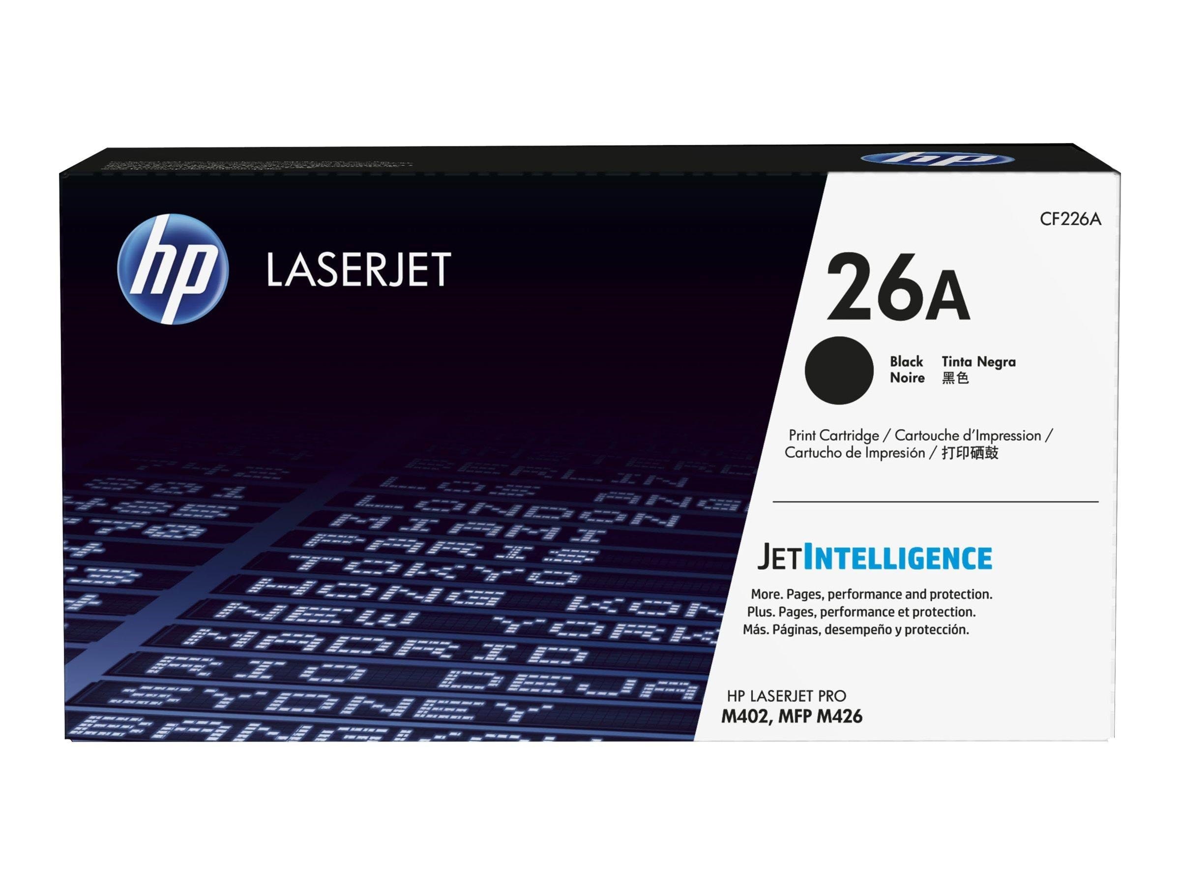 HP 26a / Cf226a Black Toner - Druckerzubehoer Tinte Toner