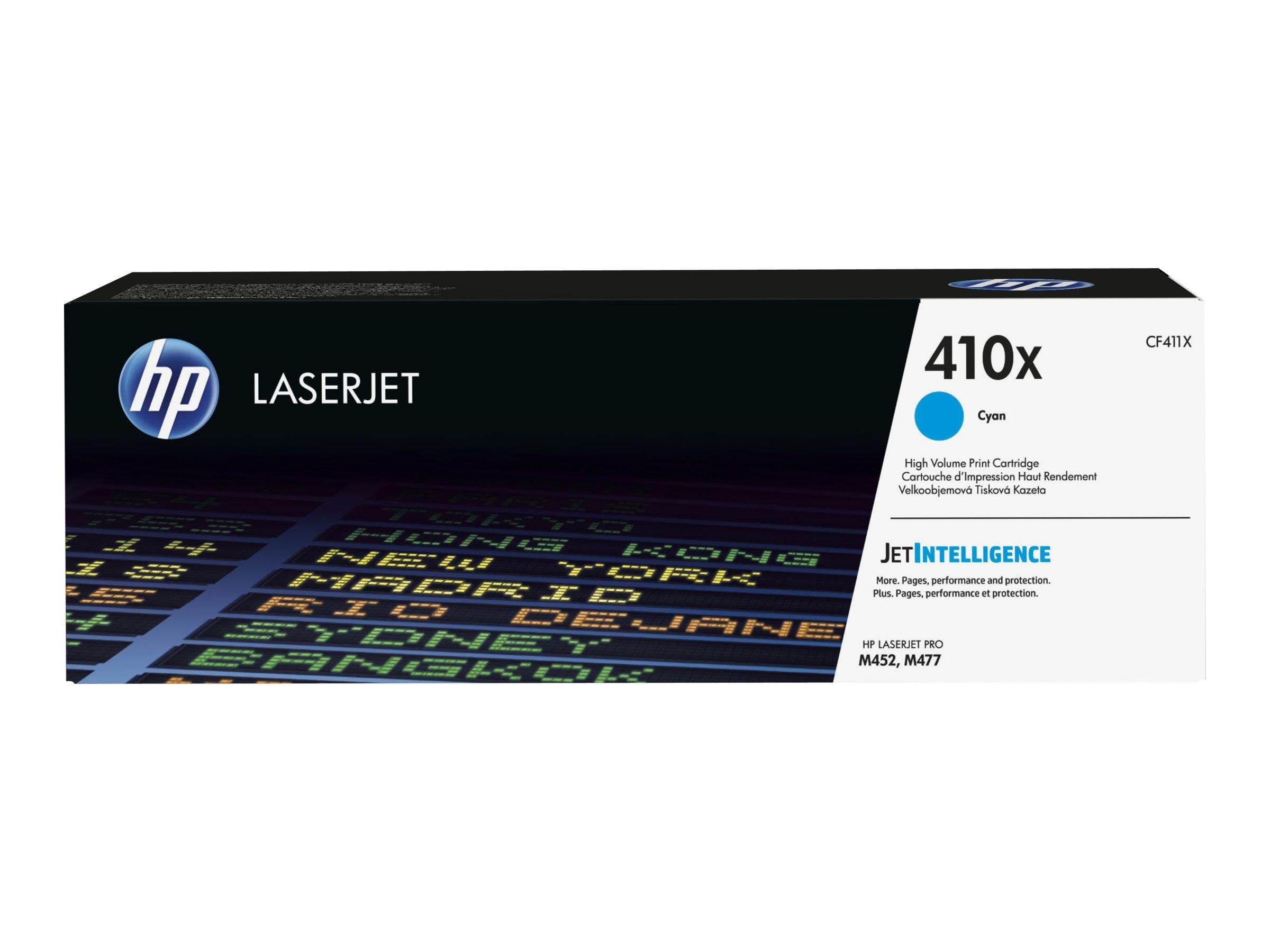 HP 410x / Cf411x High Capacity Cyan Toner - Druckerzubehoer Tinte Toner
