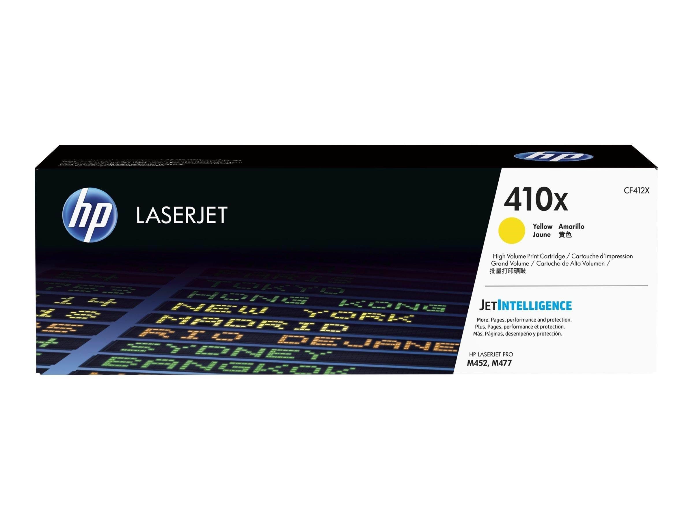 HP 410x / Cf412x High Capacity Yellow Toner - Druckerzubehoer Tinte Toner
