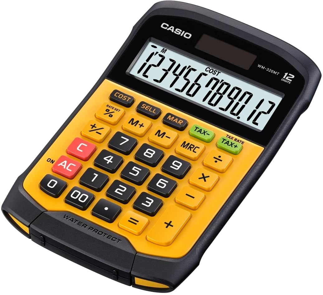 Casio Water-resistant Calculator Wm-320mt - Taschenrechner