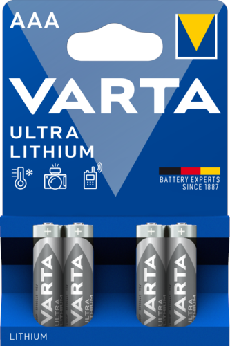 Varta Ultra Lithium - Aaa - 4pk. - Batterien Und Akkus