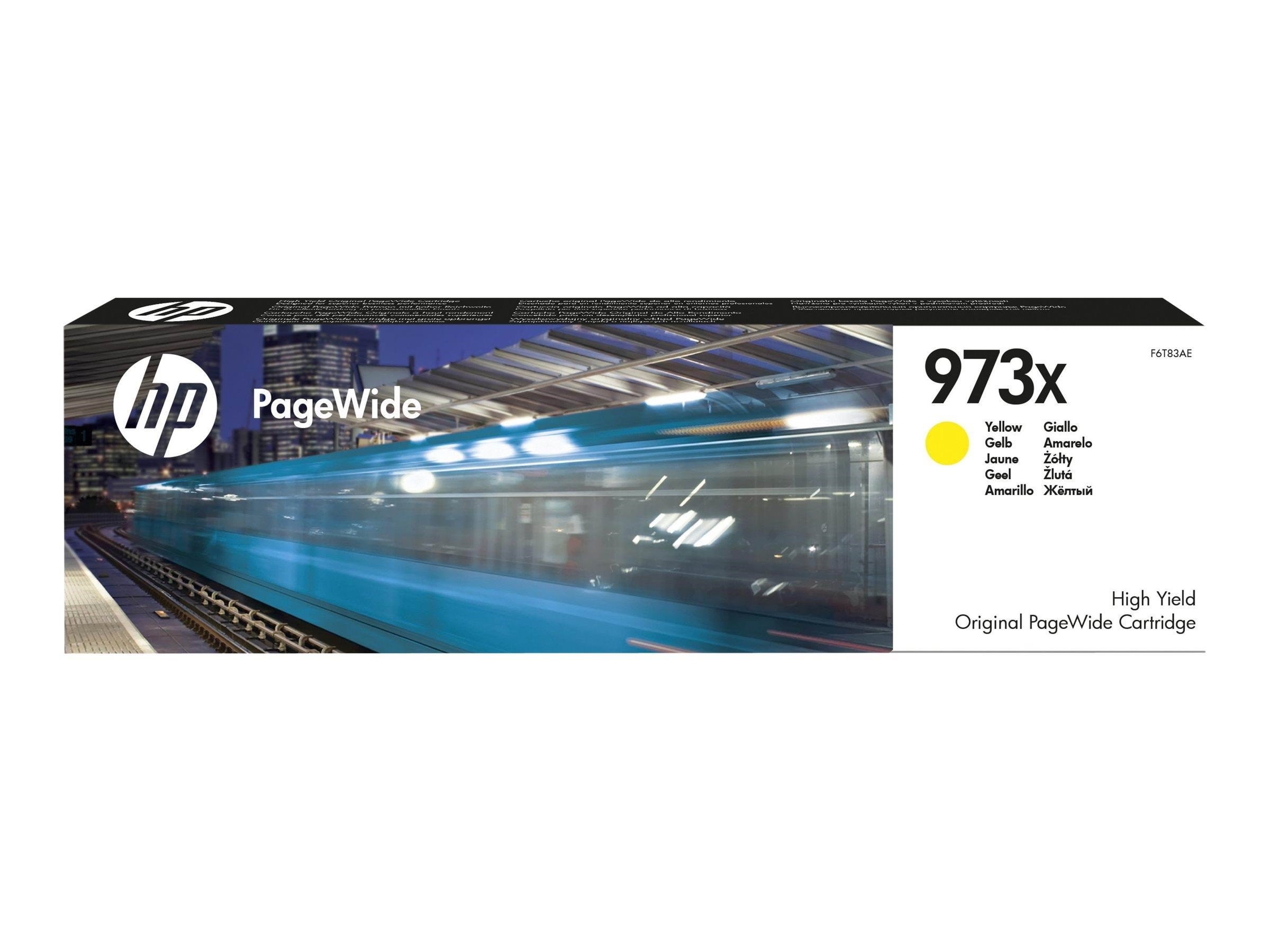 HP 973x / F6t83ae High Capacity Yellow Ink - Druckerzubehoer Tinte Toner Gelb